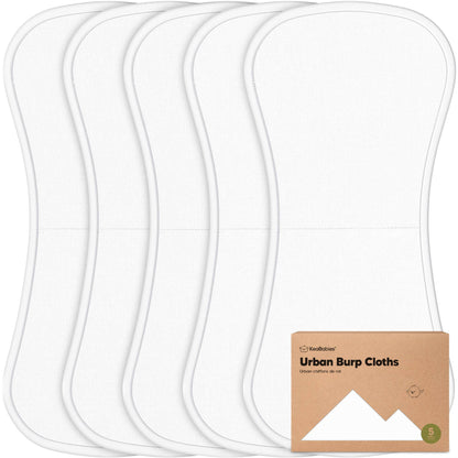 KeaBabies 5-Pack Urban Burp Cloths