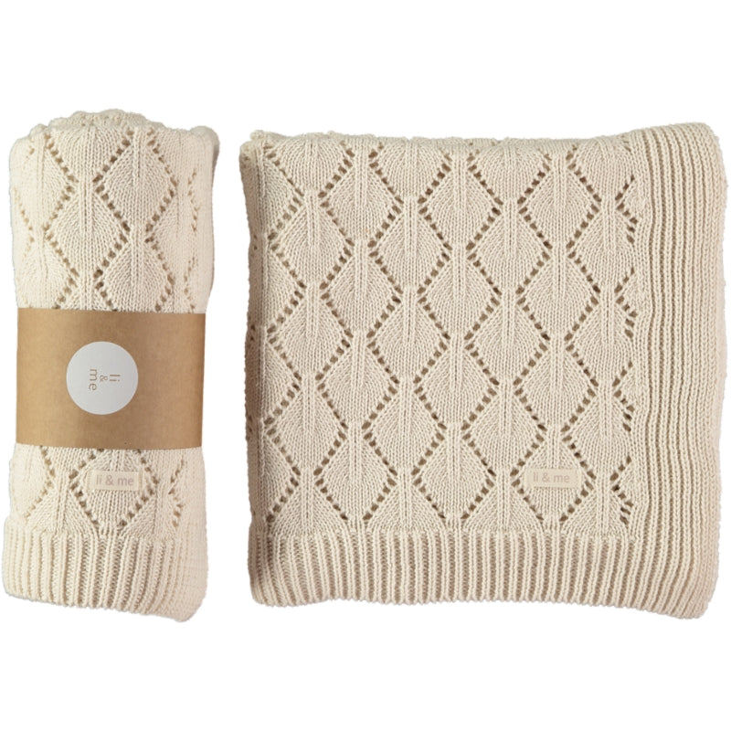 Knit Blanket in Cream