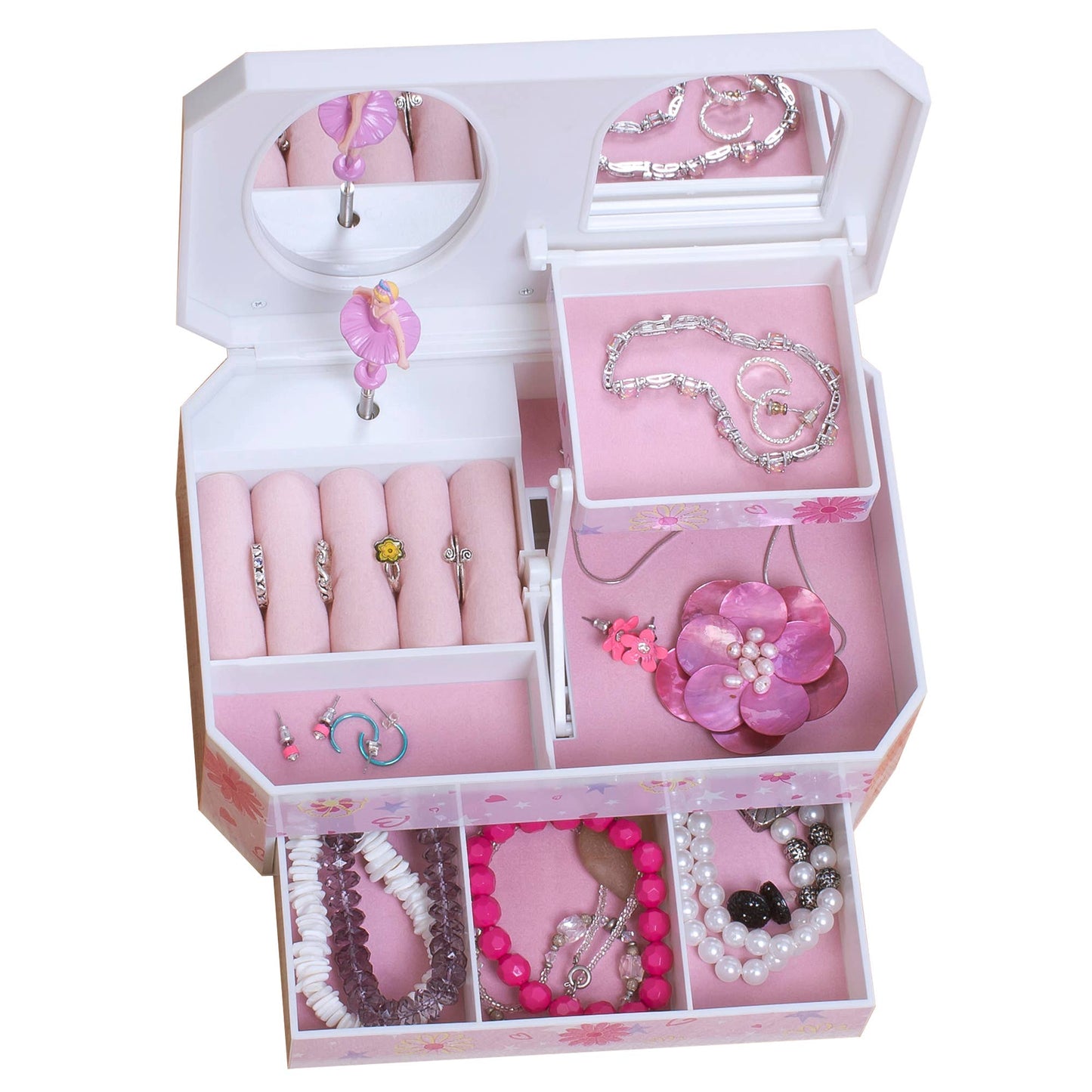 Mele and Co Hayley Girls Musical Ballerina Jewelry Box