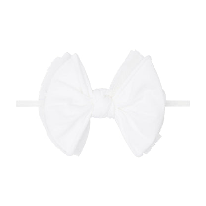 LAYERED FAB® SKINNY: white dot tulle