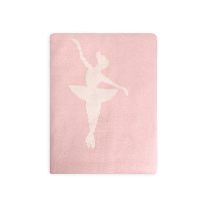 Ballerina Tutu 3D - Jacquard Sweater Knit Baby Blankets