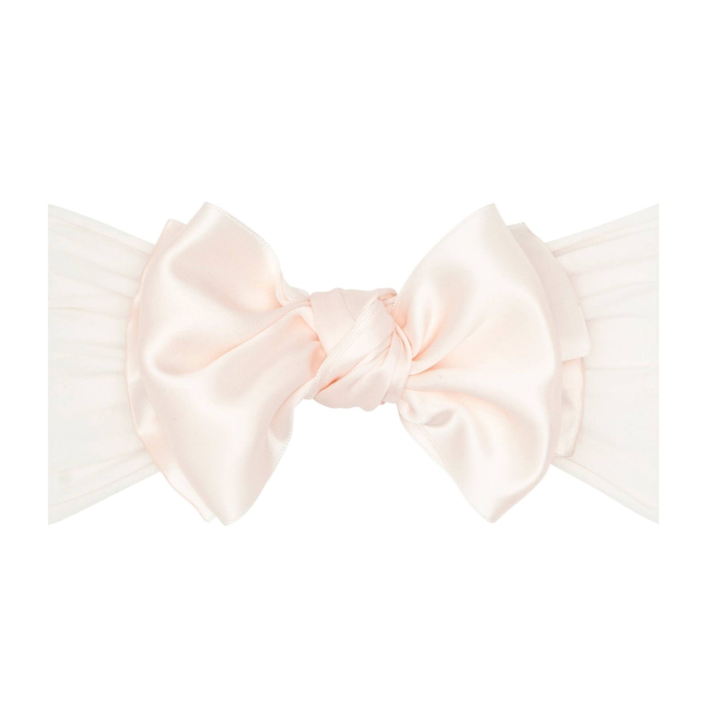 Baby Bling® Satin FAB® soft nylon headband with satin bow