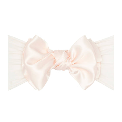 Baby Bling® Satin FAB® soft nylon headband with satin bow