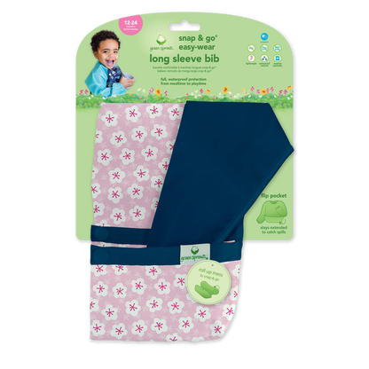 Snap & Go Easy Wear Long Sleeve Bib - 2 sizes