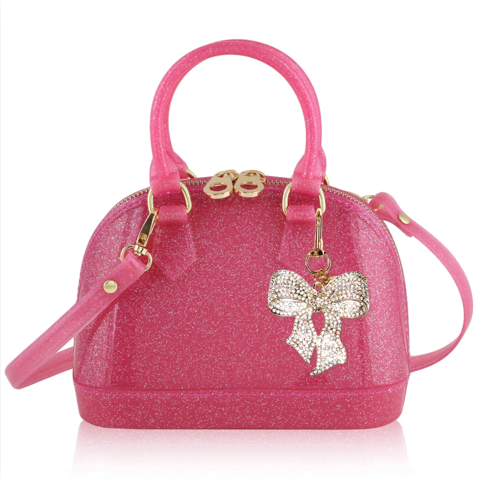 Cate in Hot Pink Sparkle: Charming Addition
