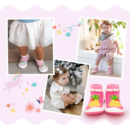 Komuello first walker baby sock shoes-Mini Bear