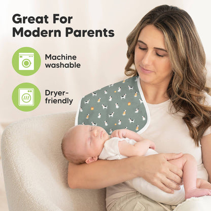 KeaBabies 5-Pack Urban Burp Cloths