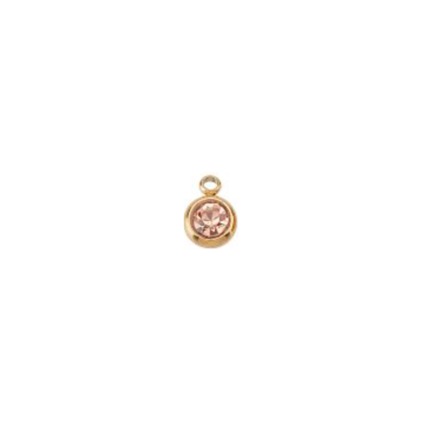 Gold Rhinestone Charms - Assorted