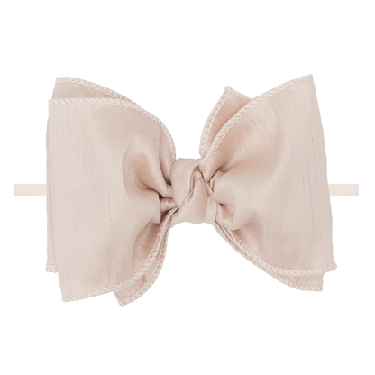 Baby Bling® Faux Silk Big Classic Bow Skinny on Nylon