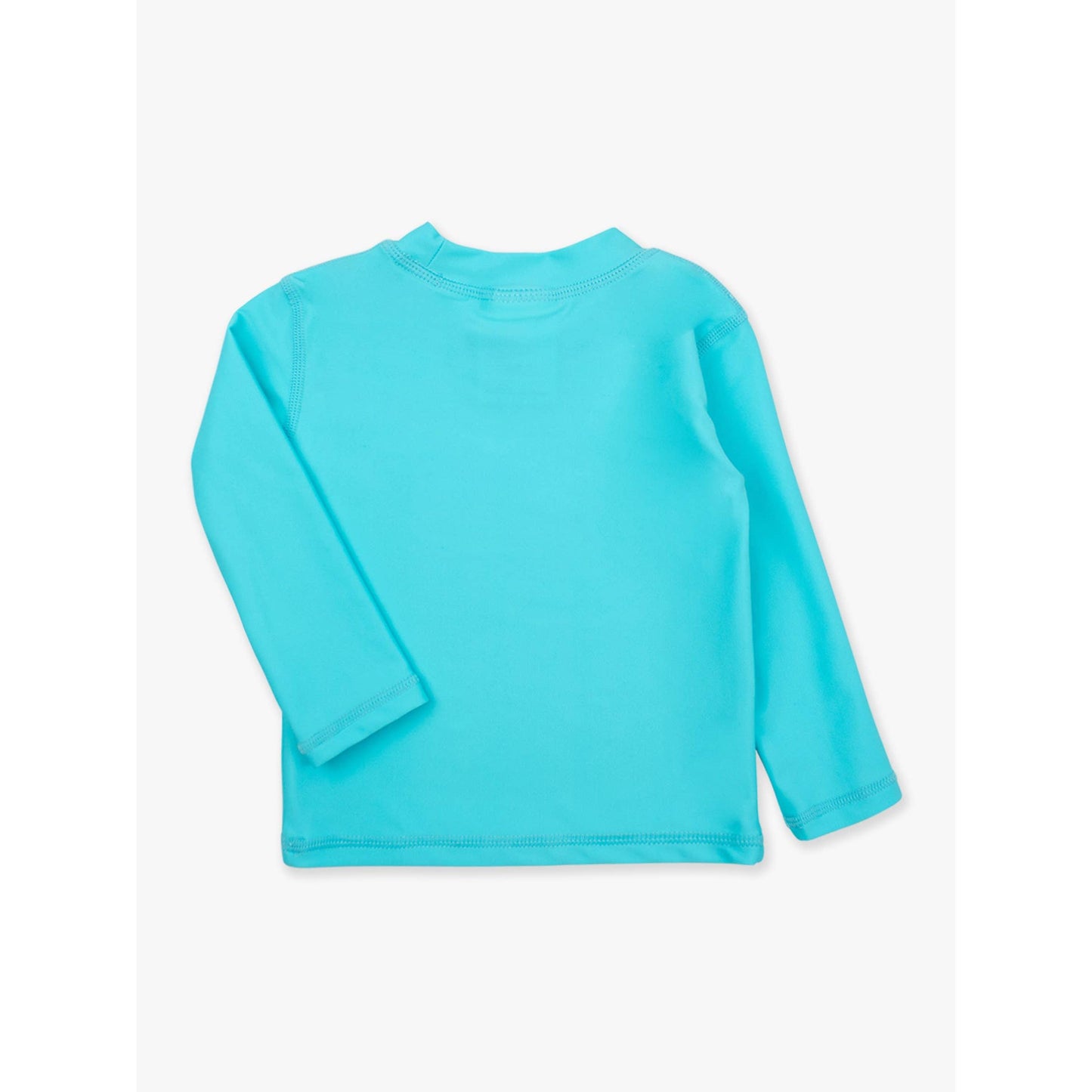 Boys Bright Aqua Long Sleeve Rash Guard