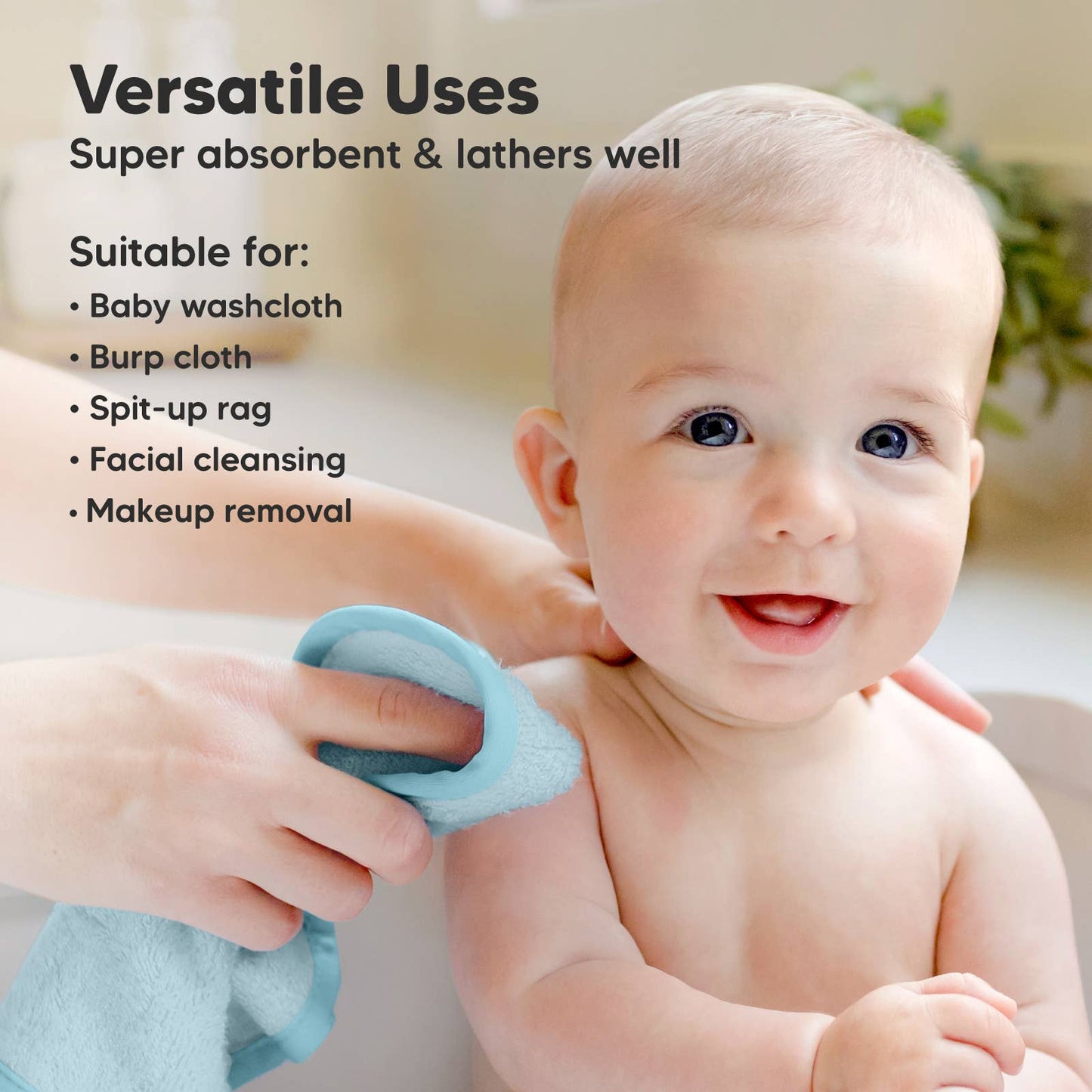 6-Pack Baby Wash Cloths