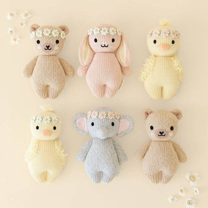 Baby honey bear (ivory floral)