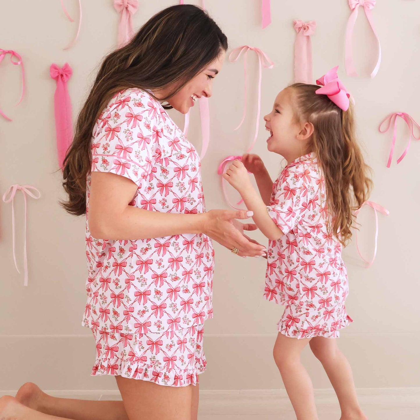 Two Piece Short Lounge Set | Bow Besties