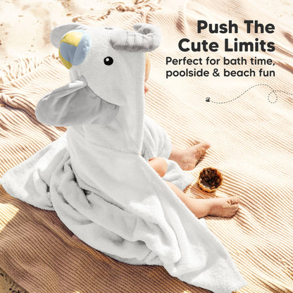 Playpals Hooded Baby Bath Towels for Newborn