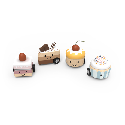 Display of 8 Pull Back Cake