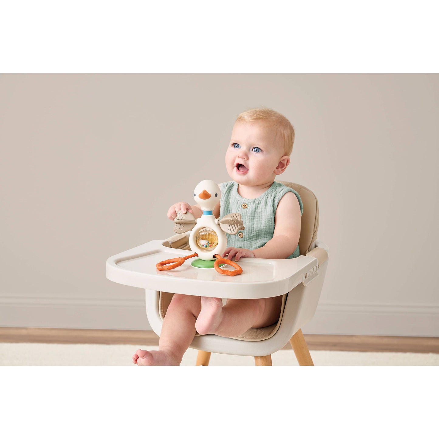 *NEW* Itzy Twist & Bop™ - High Chair Sensory Toy Goose