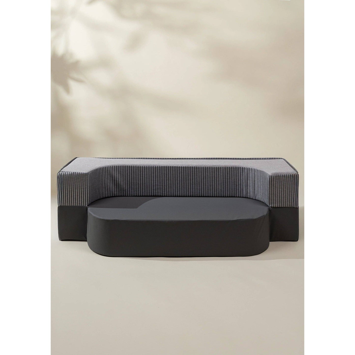 Transformable Vegan Leather Kids Sofa & Cushion - Shades of Night
