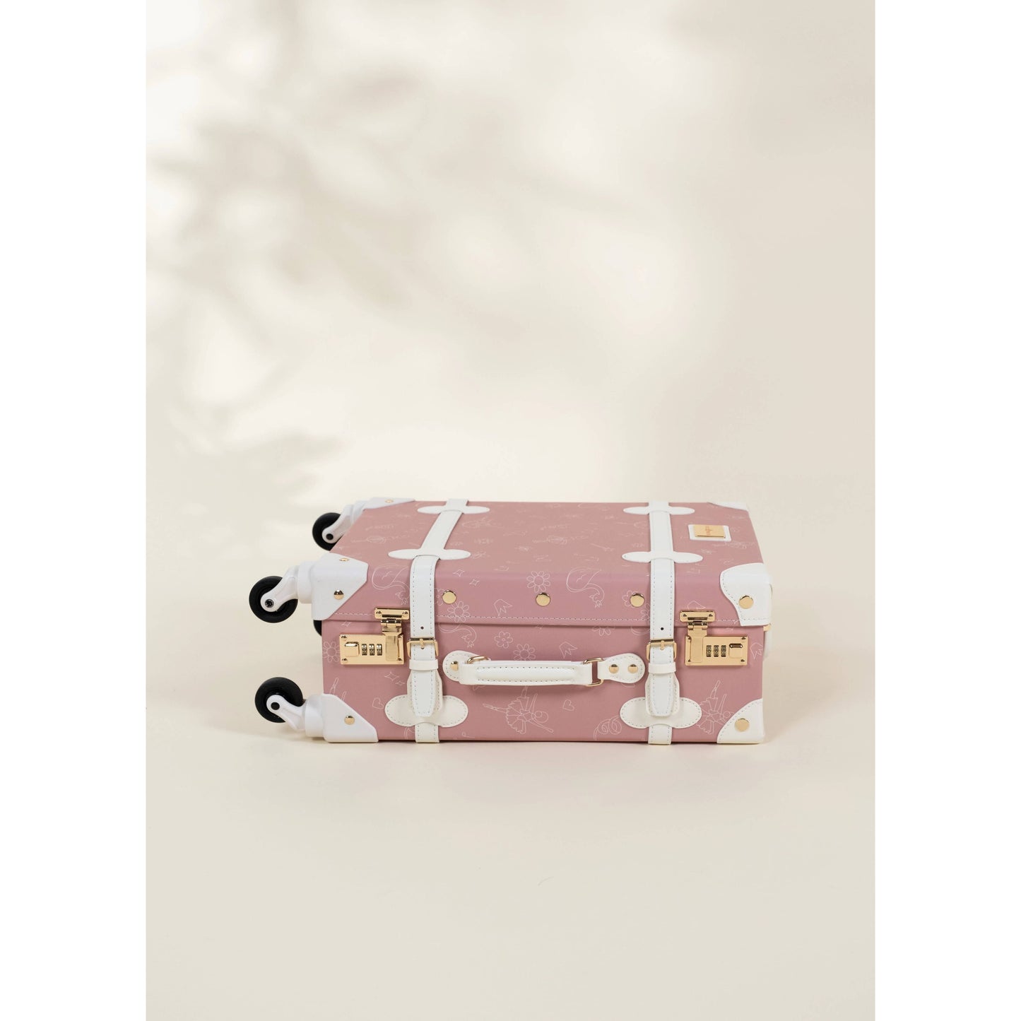 Vegan Leather Carry-On Suitcase - Ballerina