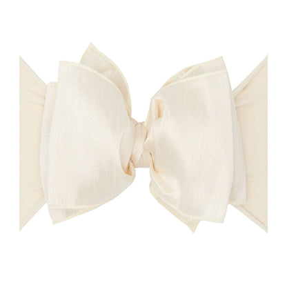 Baby Bling® Faux Silk Big Classic Bow on soft nylon headband