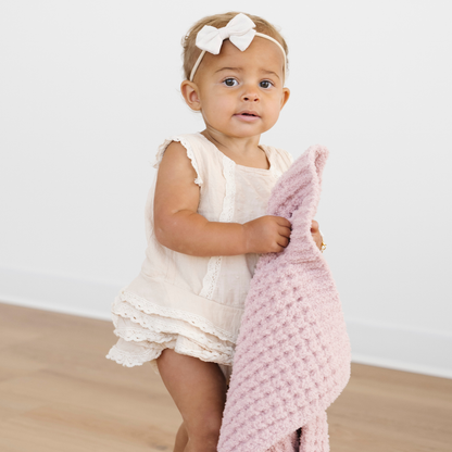 WAFFLE KNIT MINI BLANKETS