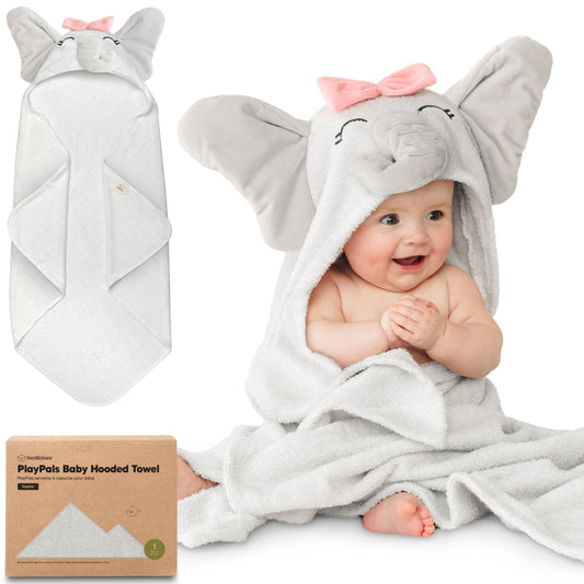 Playpals Hooded Baby Bath Towels for Newborn