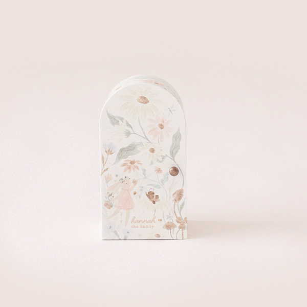 Tiny Hannah the bunny (blush), gives 10 meals