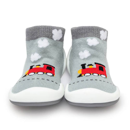 Komuello first walker baby sock shoes-Train