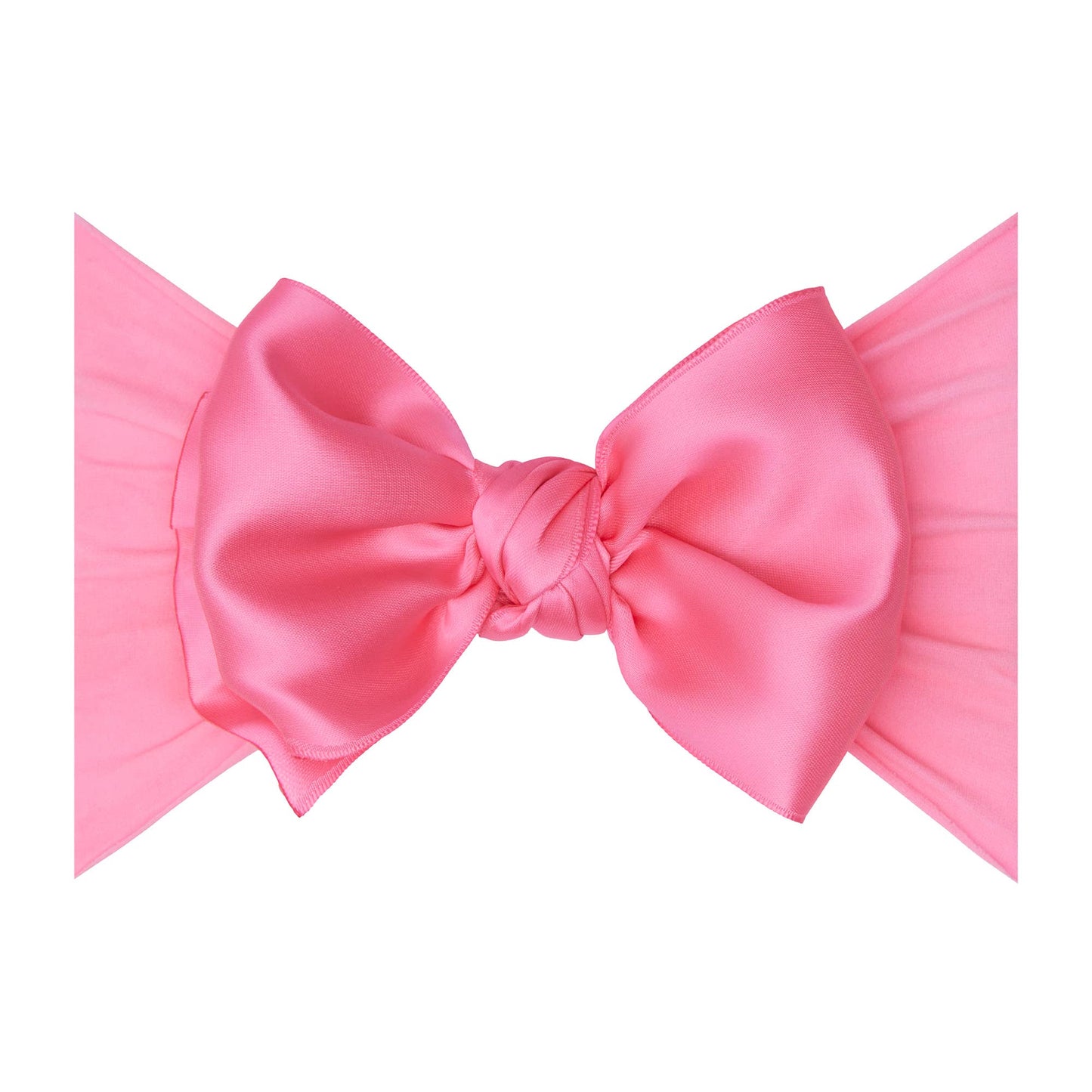 Baby Bling® Satin FAB® soft nylon headband with satin bow