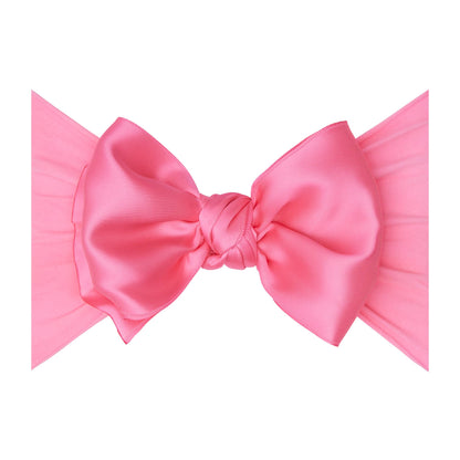 Baby Bling® Satin FAB® soft nylon headband with satin bow