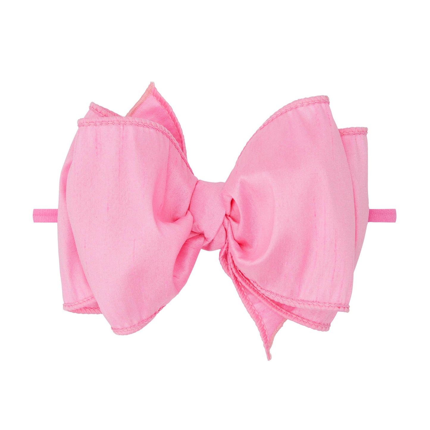 Baby Bling® Faux Silk Big Classic Bow Skinny on Nylon