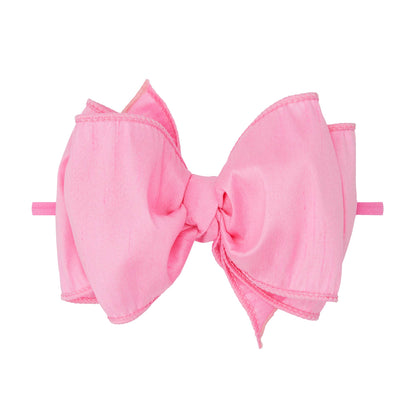 Baby Bling® Faux Silk Big Classic Bow Skinny on Nylon