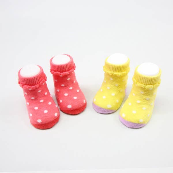 Baby Socks Set (6 Pairs) - Polka Dots