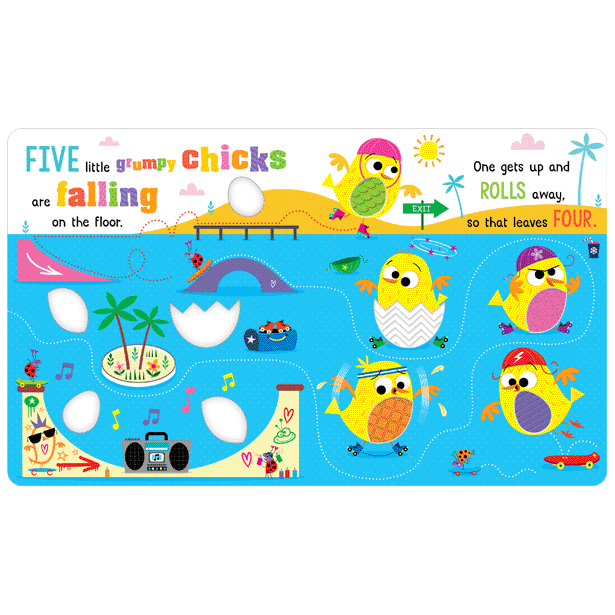 Board Book Never Touch the Grumpy Chicks
