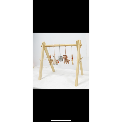 Safari Crochet Play Gym Set