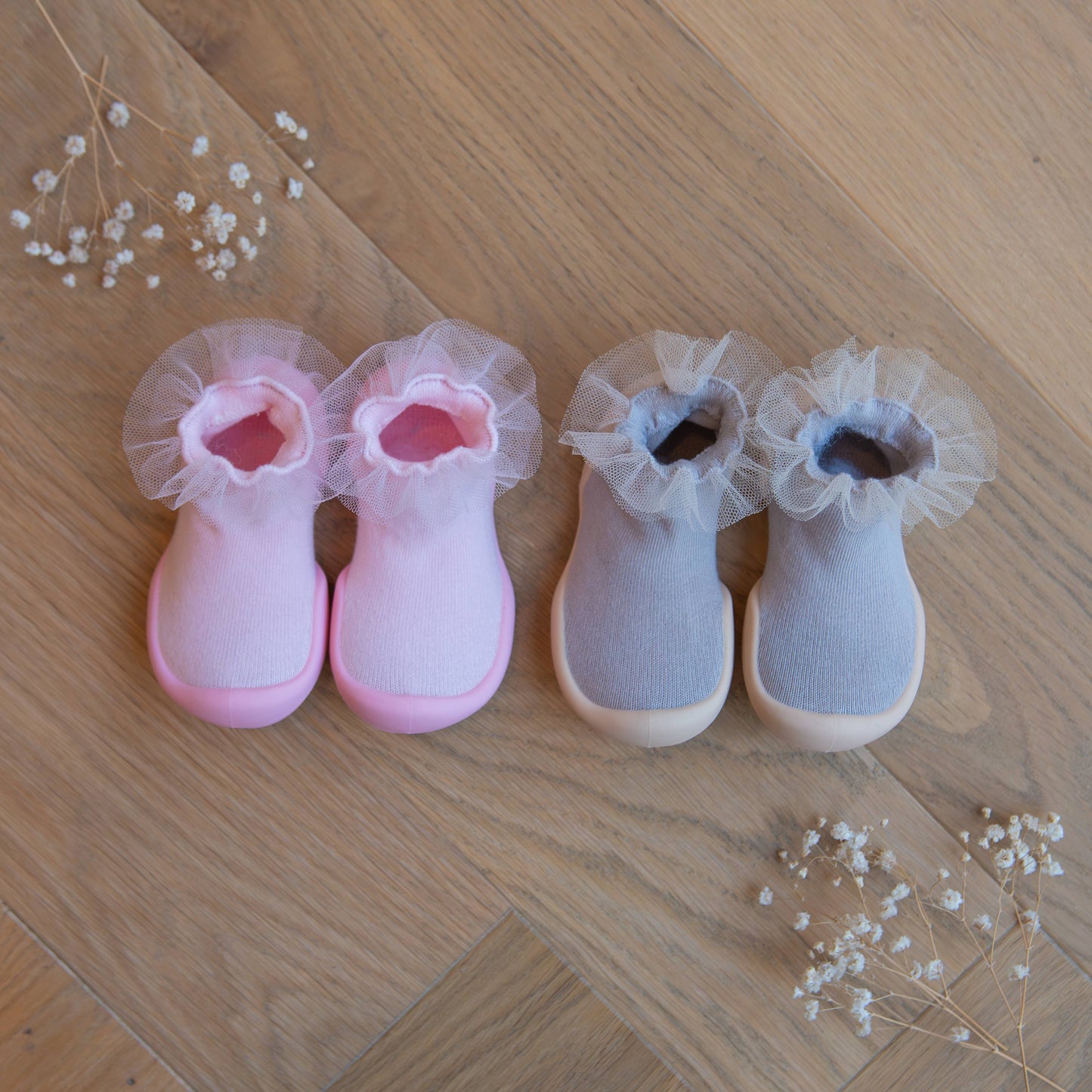 Komuello toddler shoes - Tulle Trim