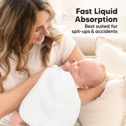 KeaBabies 5-Pack Urban Burp Cloths