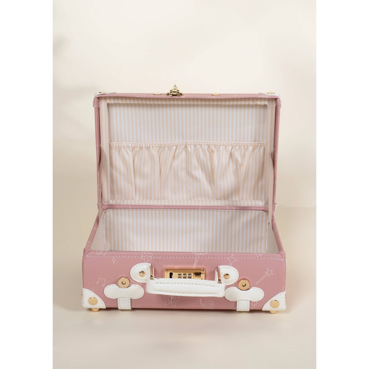Vegan Leather Play Suitcase - Ballerina