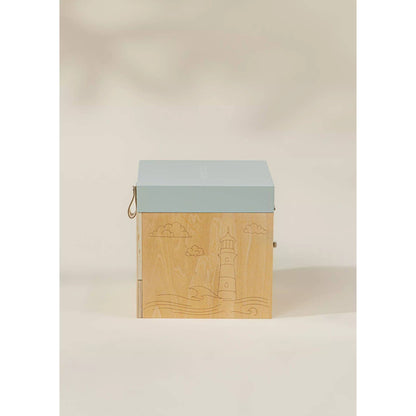 Wooden Musical Souvenir Box - Ocean