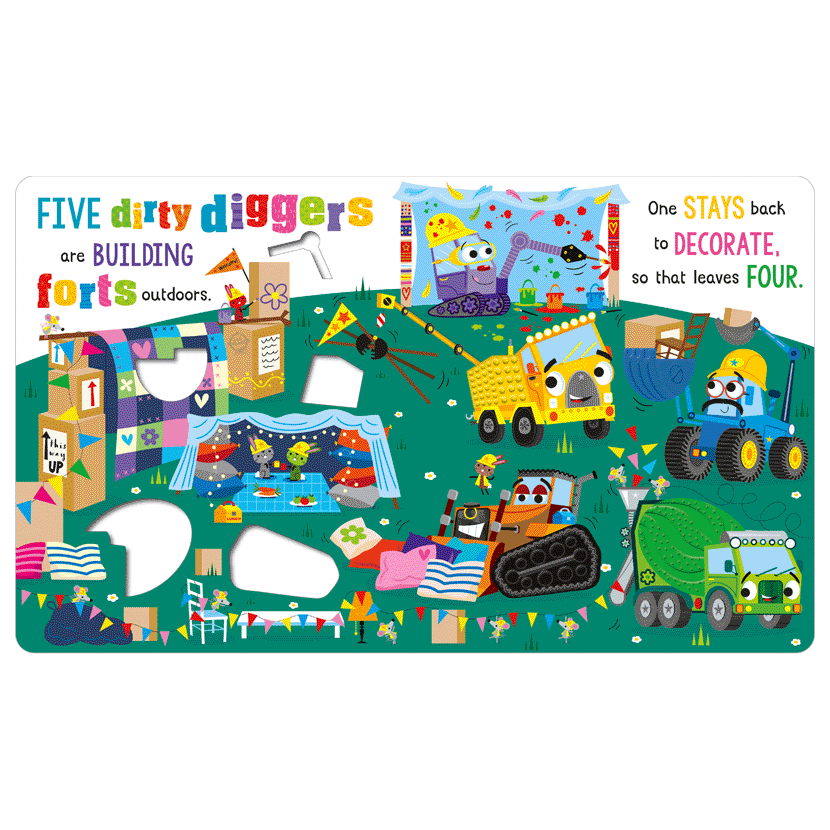 Board Book Never Touch the Dirty Diggers