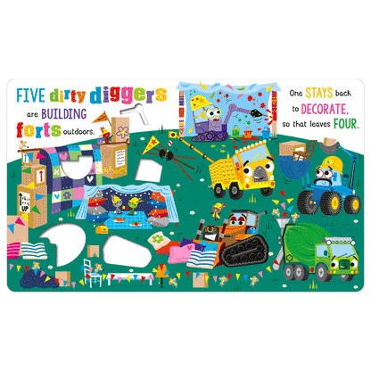 Board Book Never Touch the Dirty Diggers