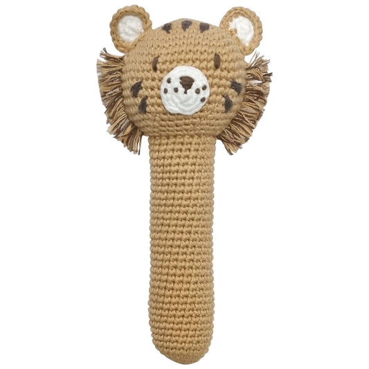 Crochet Tiger Stick Rattle