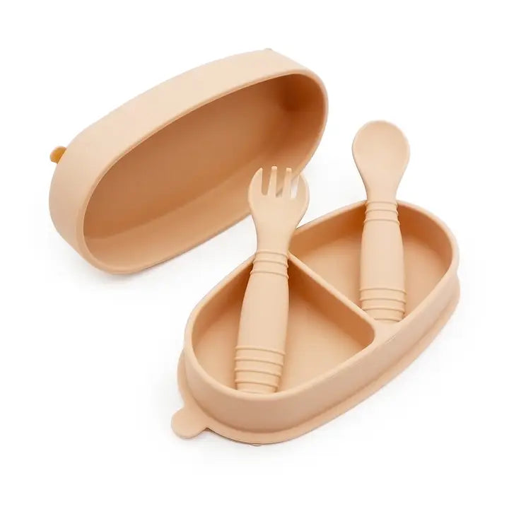 Wanderer Plate and Container Set - Peach