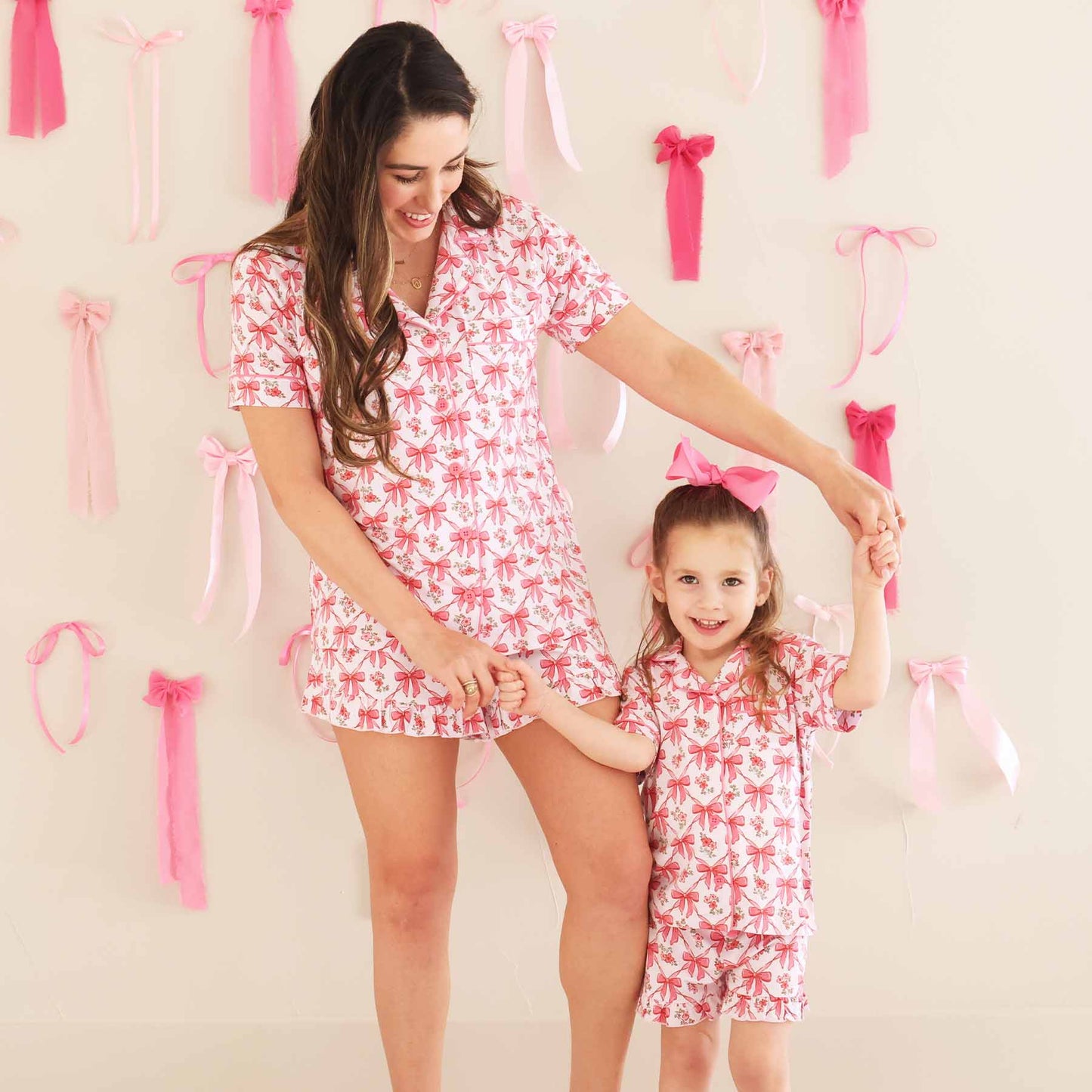 Two Piece Short Lounge Set | Bow Besties