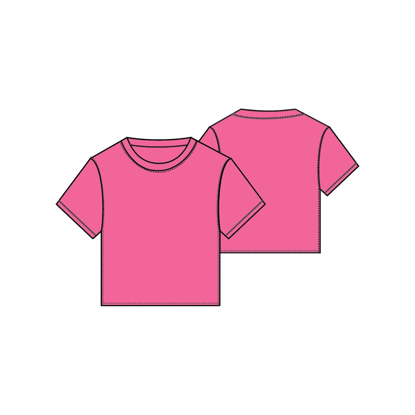 BASIC S/S TEE Fuscia