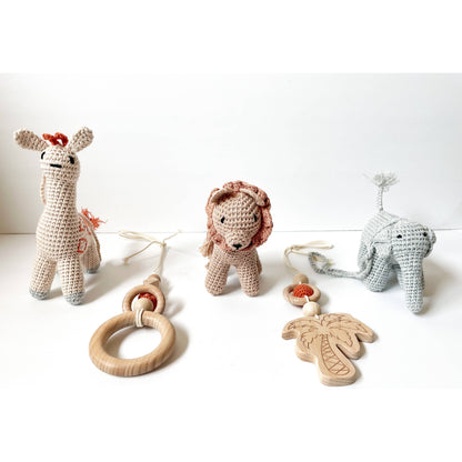 Safari Crochet Play Gym Set