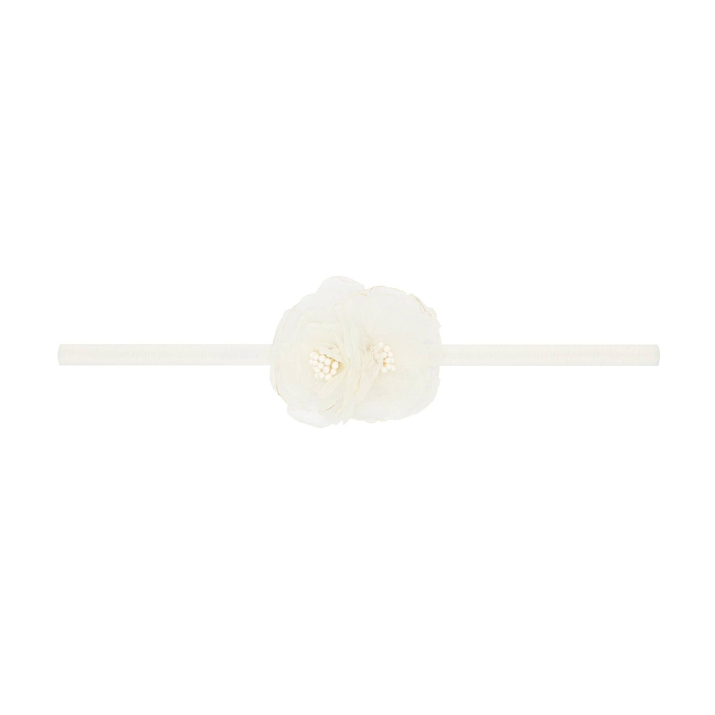 Baby Bling® Flower Skinny soft nylon headband