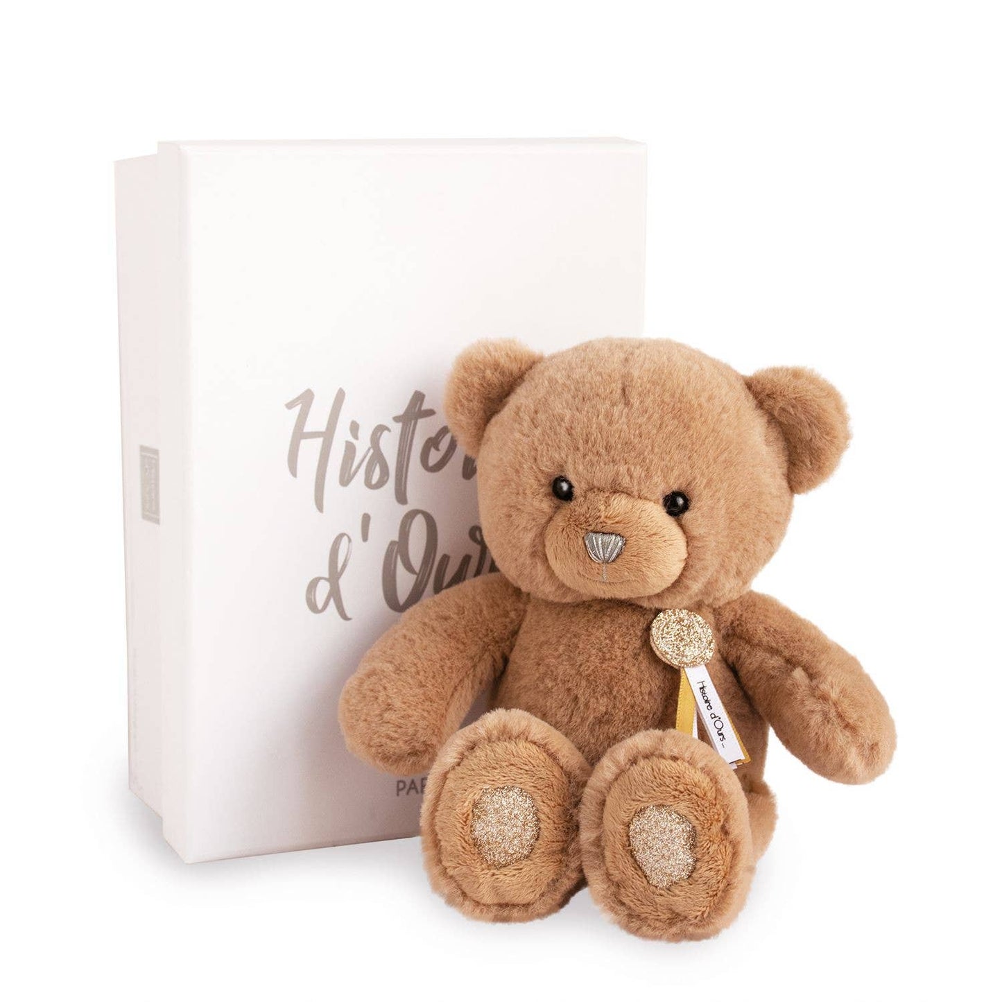 Charming Teddy Bear with Glitter Accents