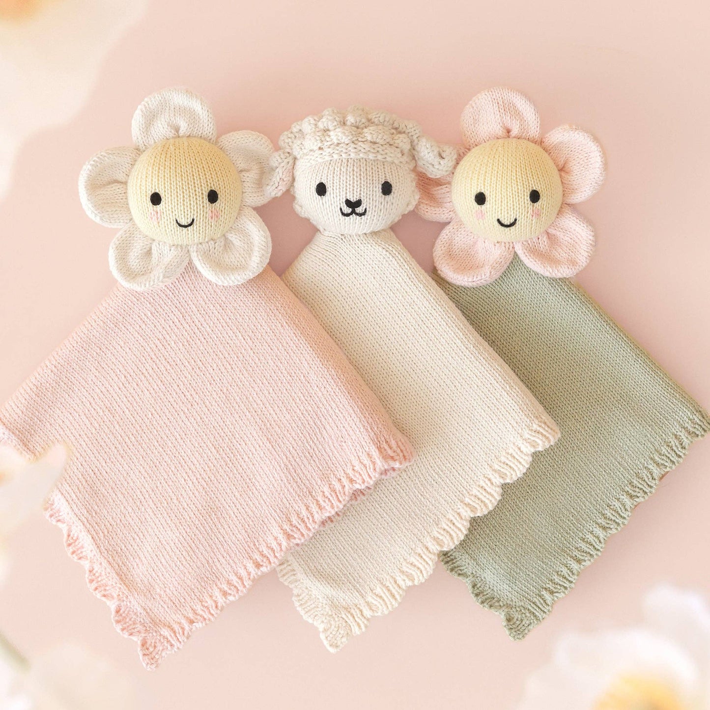 Baby daisy lovey (blush)