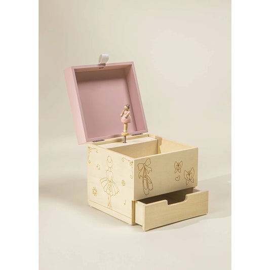Wooden Musical Souvenir Box - Ballerina