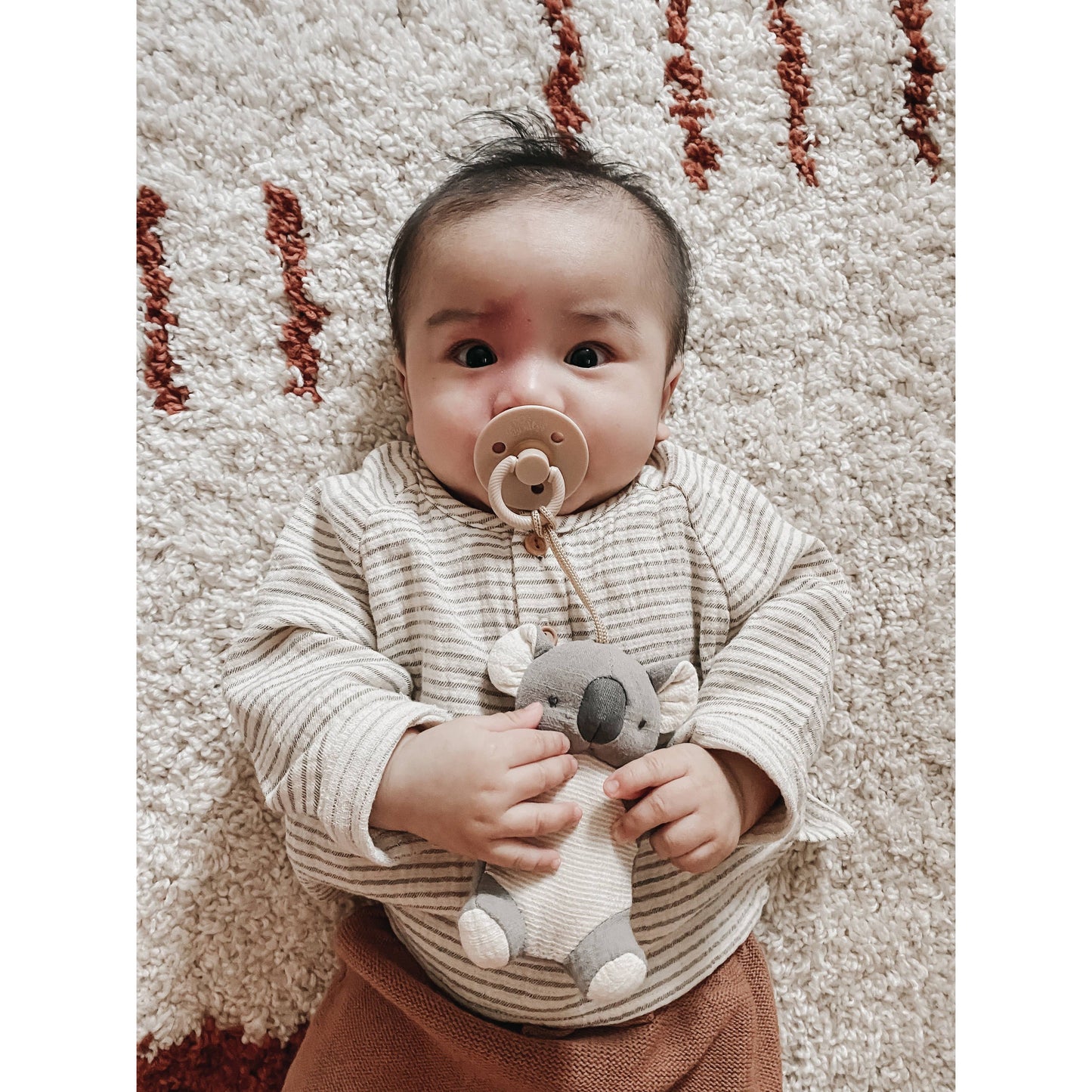 *NEW OPTIONS* Bitzy Pal Natural Rubber Pacifier & Plush